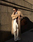 ROVENTE Brushed Longline Knit Cardigan