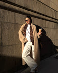 ROVENTE Brushed Longline Knit Cardigan