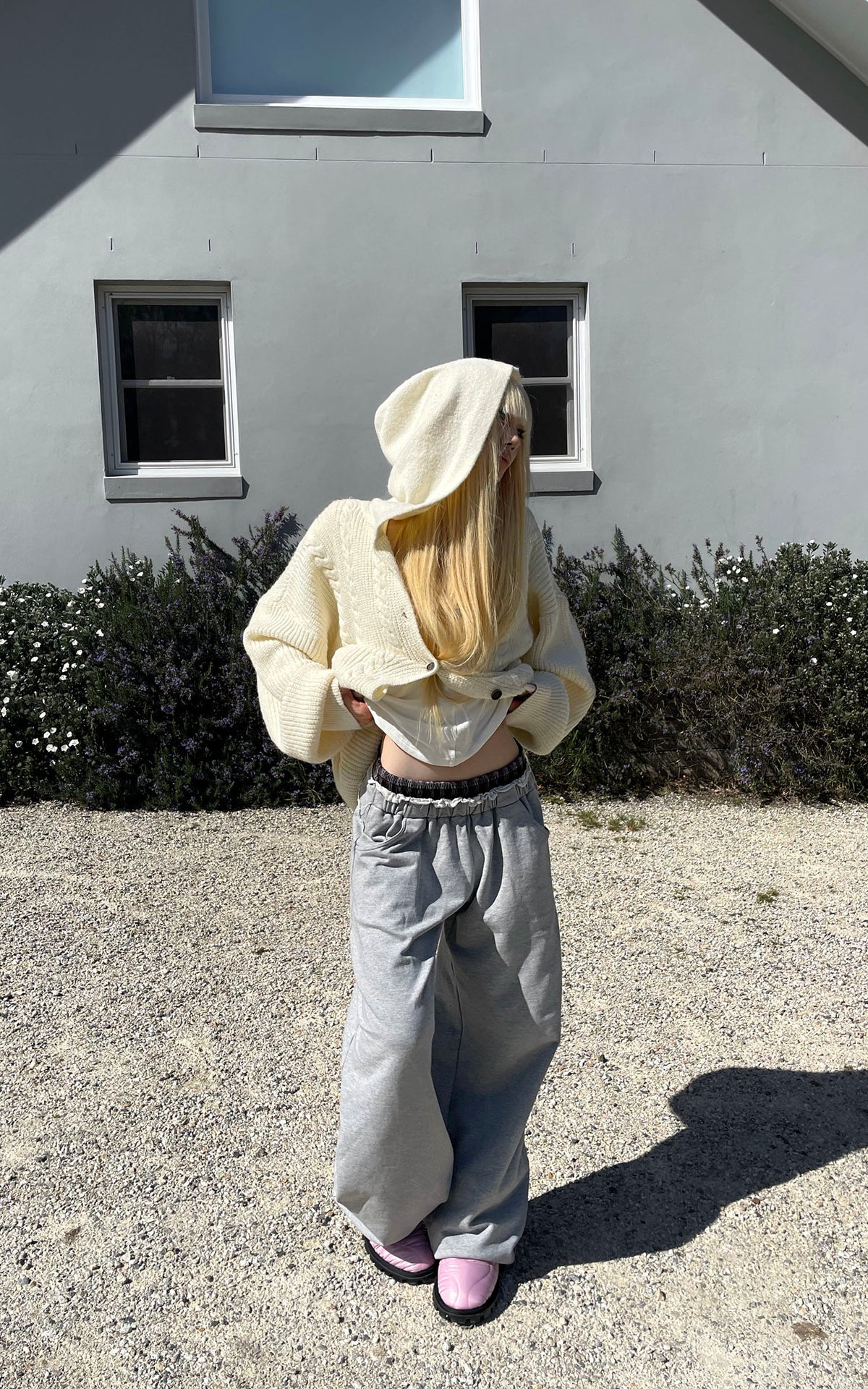 Rase le sol Oversized Wide Leg Sweatpants