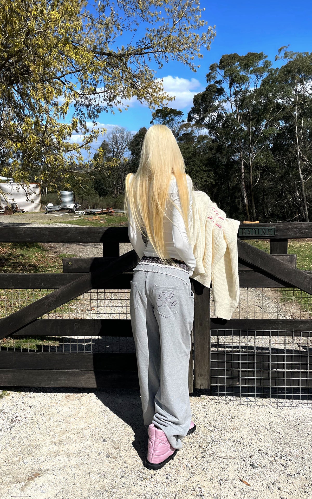 Rase le sol Oversized Wide Leg Sweatpants