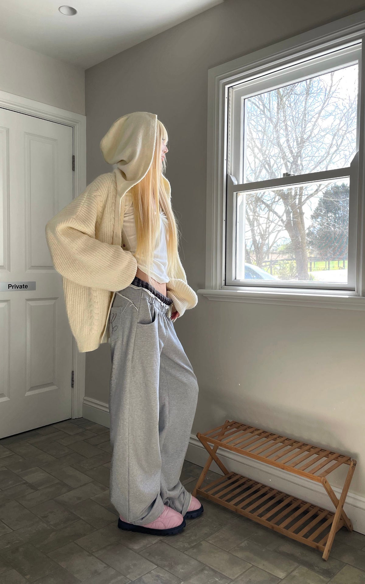 Rase le sol Oversized Wide Leg Sweatpants