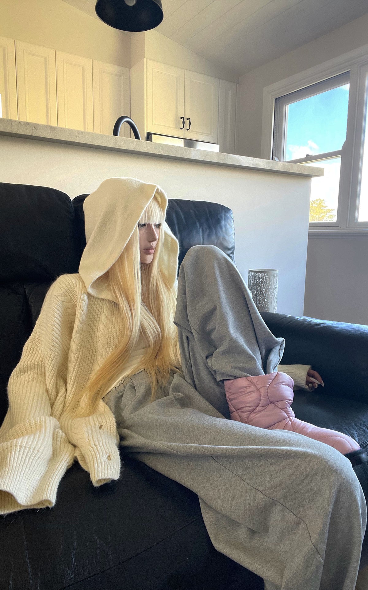 Rase le sol Oversized Wide Leg Sweatpants