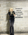 Rase le sol Quilted Asymmetric Down Jacket