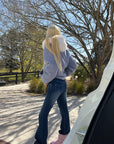 Rase le sol Reversible Faux Fur Hooded Zip Jacket