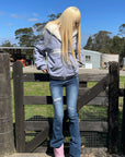 Rase le sol Reversible Faux Fur Hooded Zip Jacket