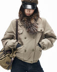 IAMXIAA Faux Fur Statement Scarf with Fluffy Texture