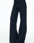 IAMXIAA Dark Wash High-Waisted Wide-Leg Jeans