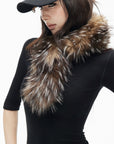 IAMXIAA Faux Fur Statement Scarf with Fluffy Texture