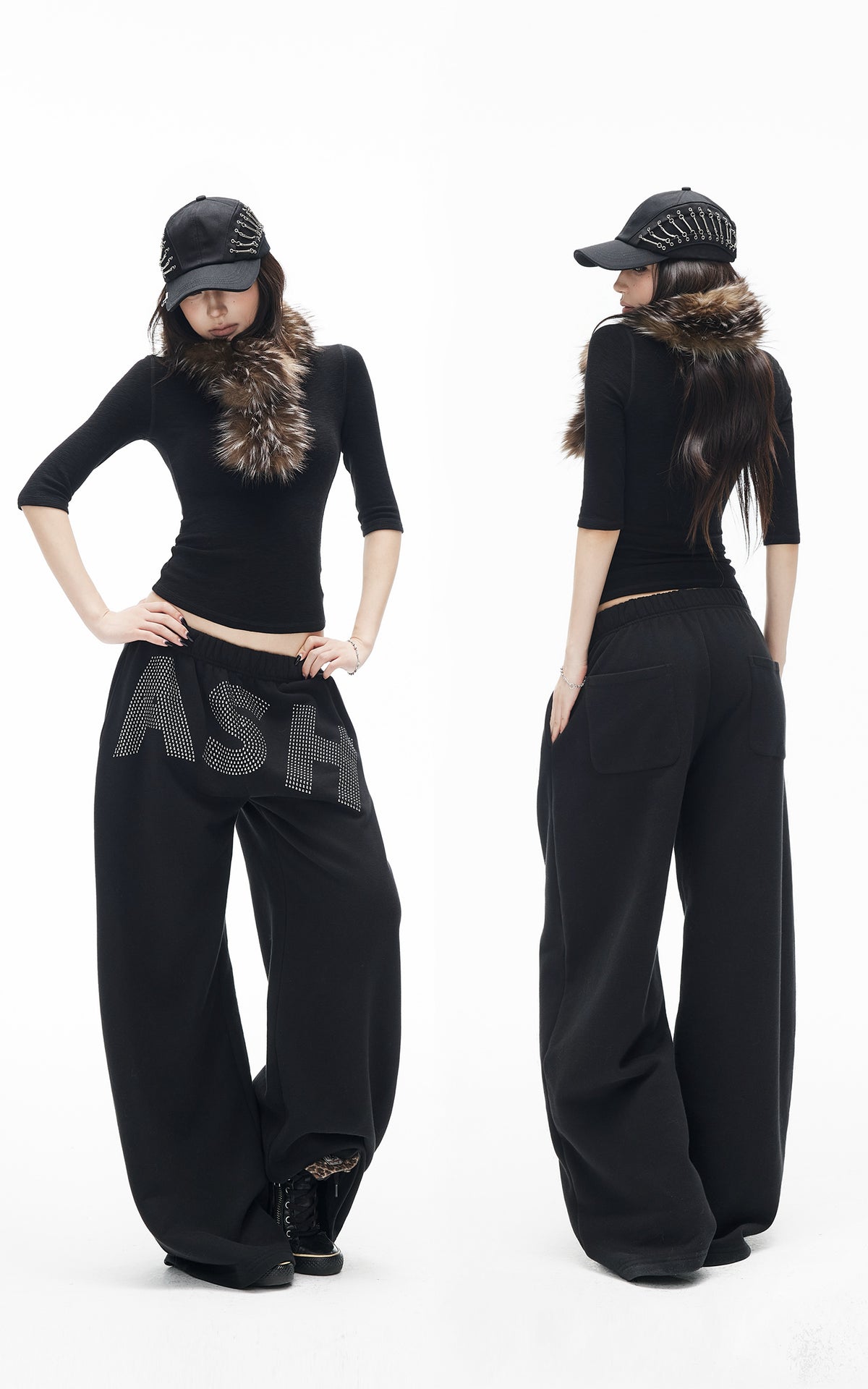 IAMXIAA Faux Fur Statement Scarf with Fluffy Texture