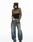 IAMXIAA Military Belted Ultra Cropped Jacket