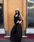 ROVENTE Volume Gathered Wide-Leg Pants