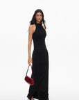 0122stepll ラップセーター、ホルタートップ＆スカートセット