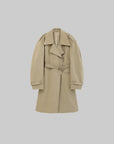 WARDEN EDGE Oversized Structured Trench Coat