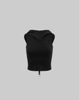 WARDEN EDGE Backless Hooded Top