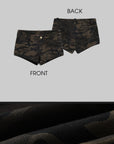 WARDEN EDGE Camo Low-Rise Hip-Hugging Shorts