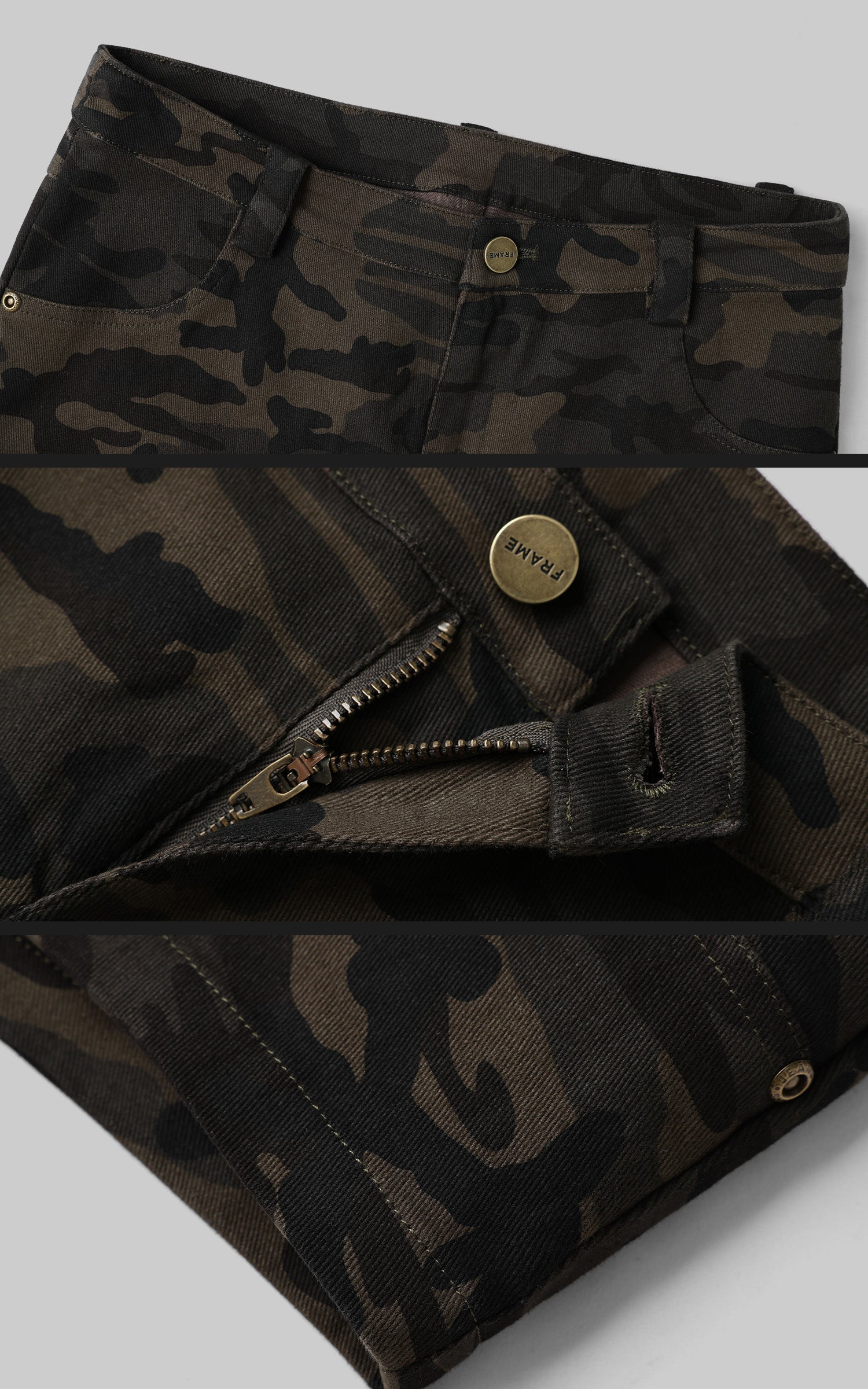 WARDEN EDGE Camo Low-Rise Hip-Hugging Shorts