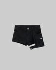 WARDEN EDGE Utility Denim Shorts with 3D Pocket Detailing