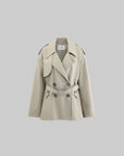 WARDEN EDGE Unisex Deconstructed Trench Coat