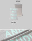 IAMXIAA Slogan Print Strapless Tube Top