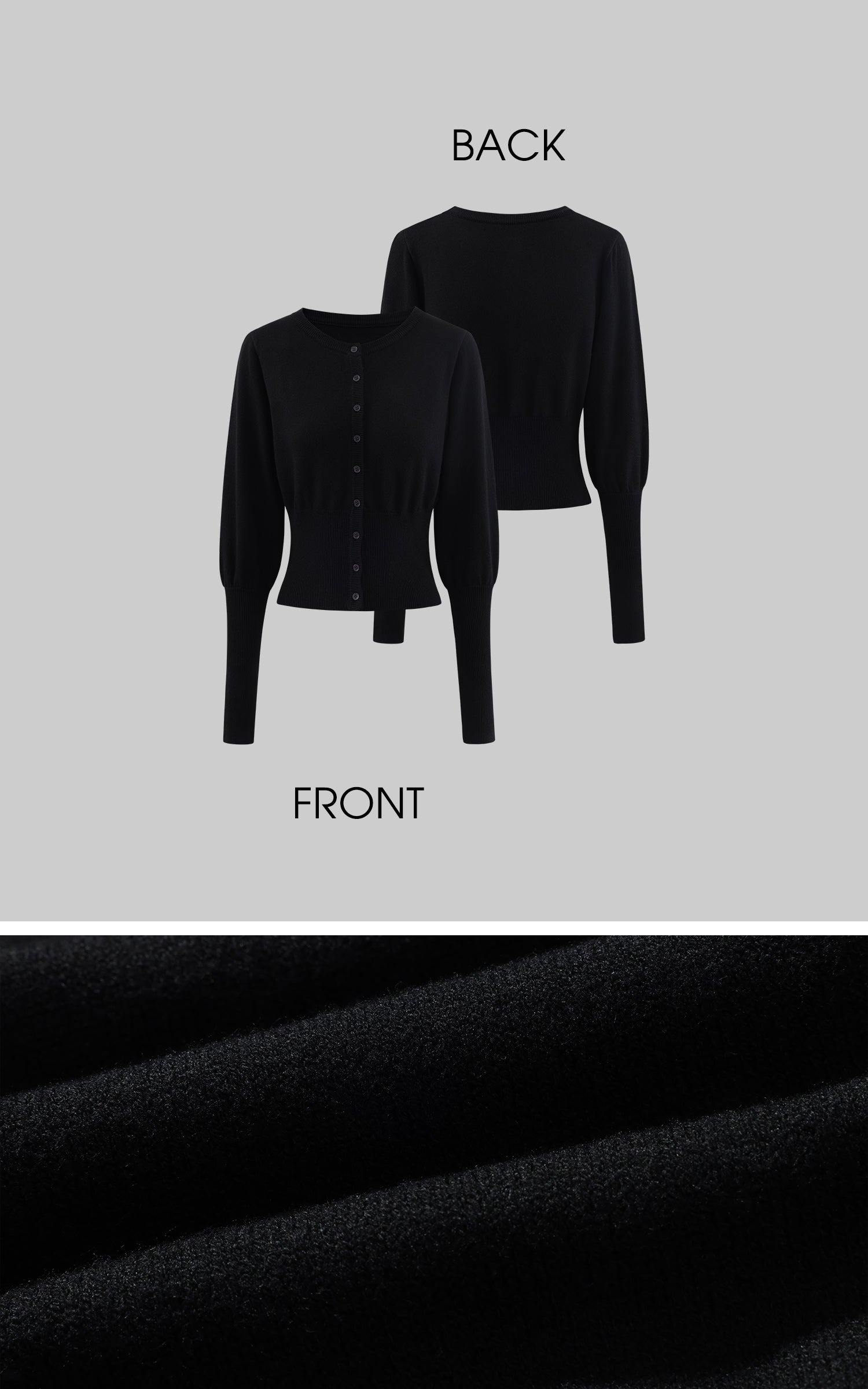 ROVENTE Knit Cardigan &amp; Shorts Set