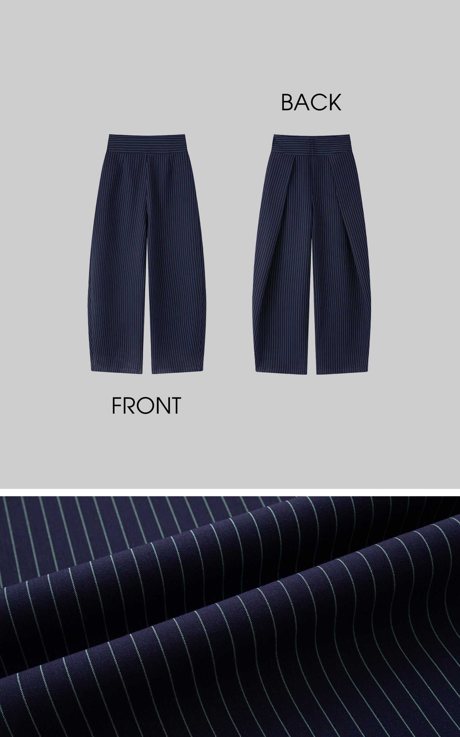 IAMXIAA Navy Layered Stripe Halter &amp; Slouchy V-Neck Top