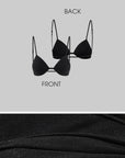Hydrae Open Back Graphic Halter Top & Triangle Bra Set