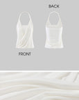 0122stepll Draped Halter Tube Top