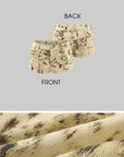 Rase le sol Leopard Print Denim Micro Shorts