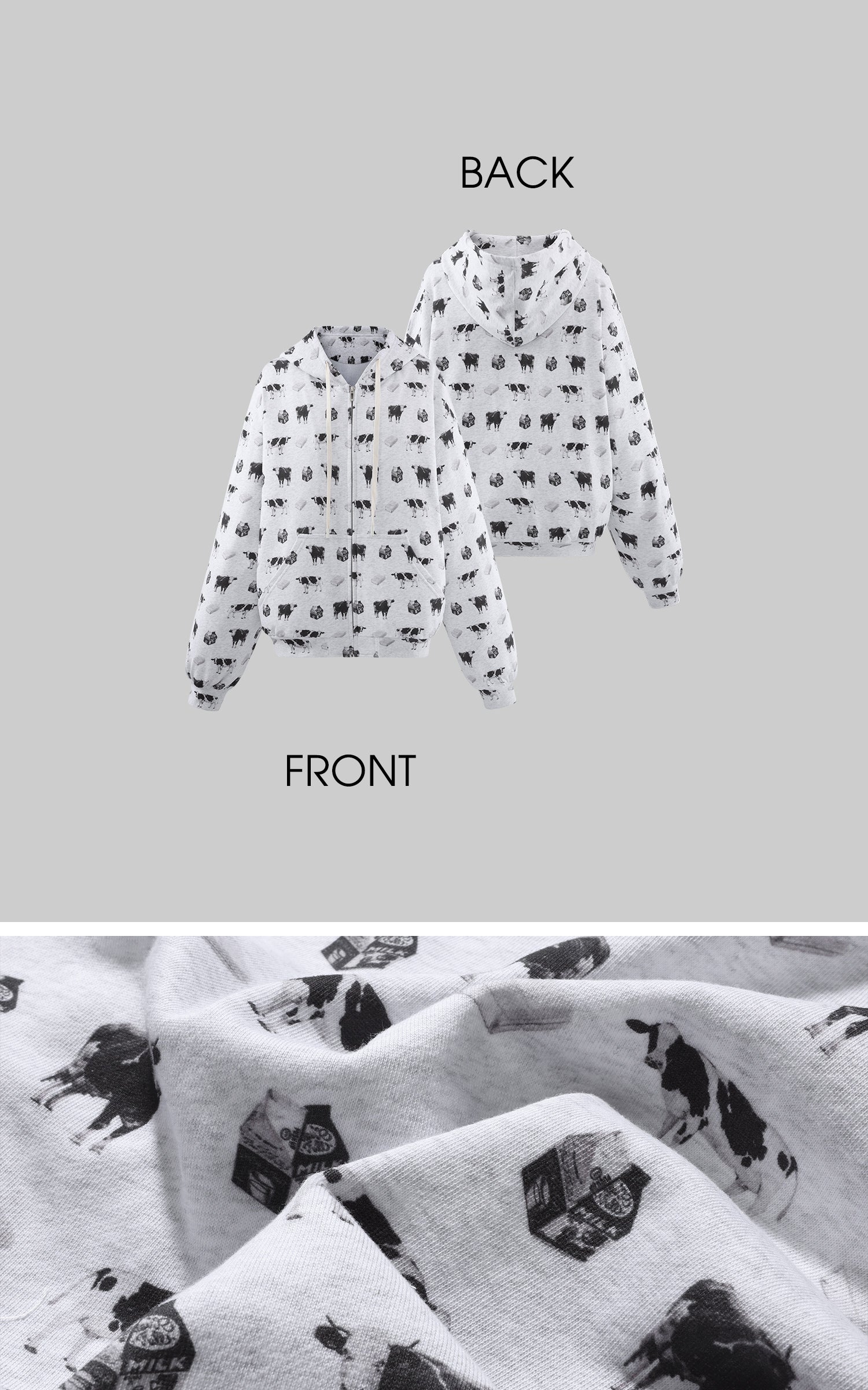 WARDEN EDGE 올오버 프린트 후드 재킷 &amp;amp; 와이드 스웨트팬츠 세트