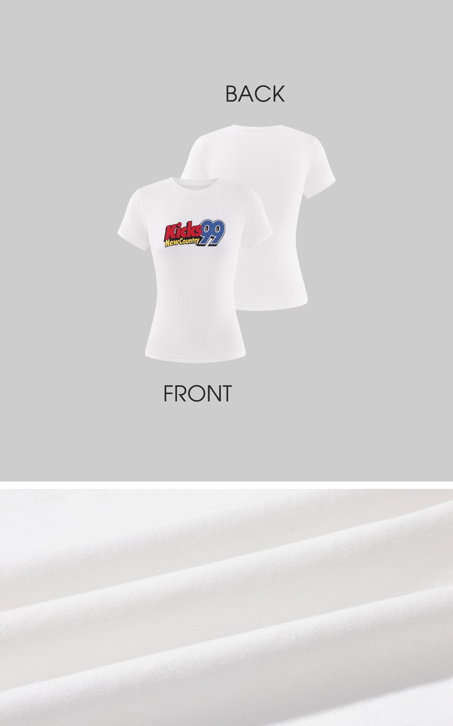 WARDEN EDGE Slim Cropped Graphic T-Shirt