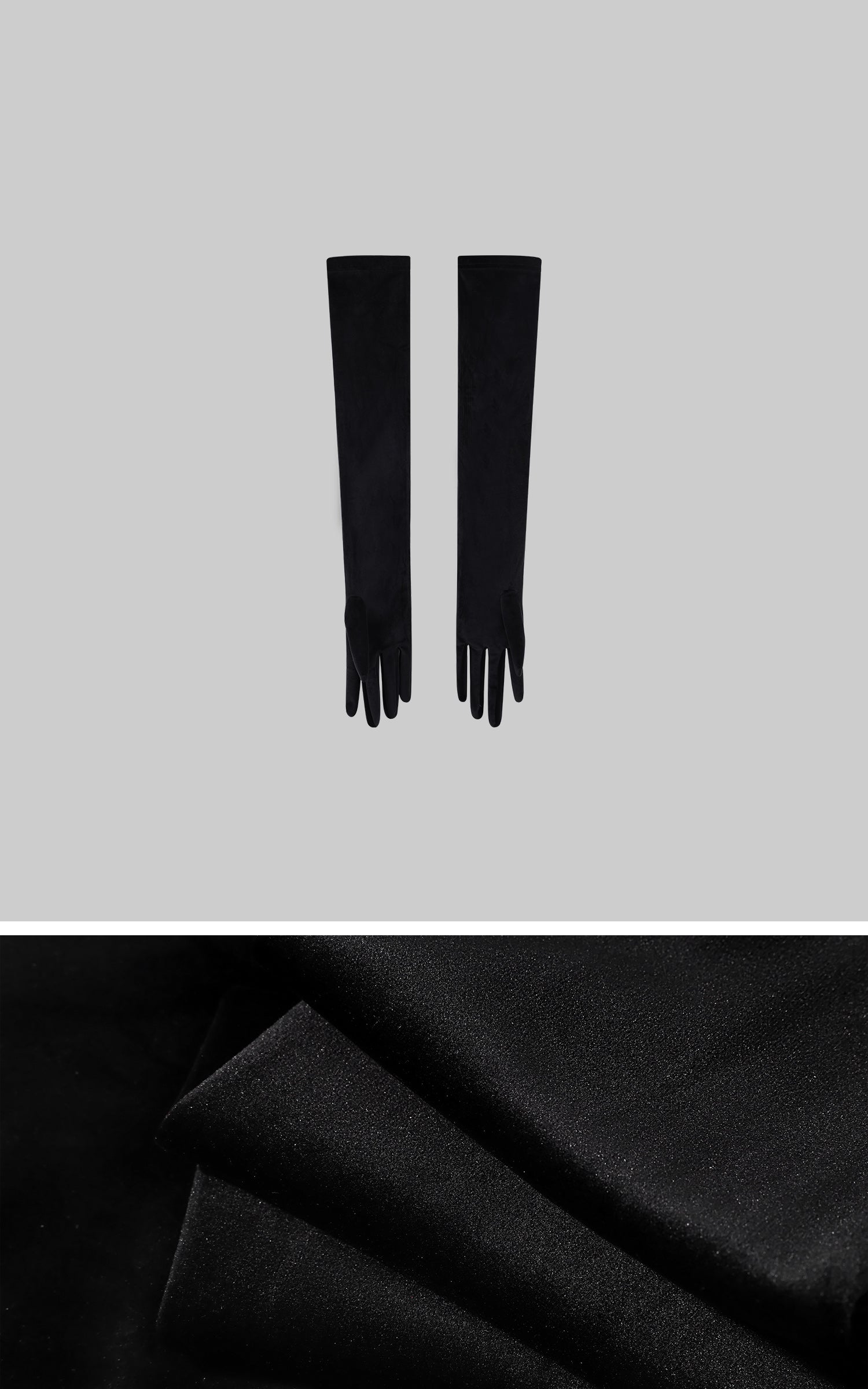 Rase Le Sol Strapless Dress Set With Gloves And Faux Fur Bolero