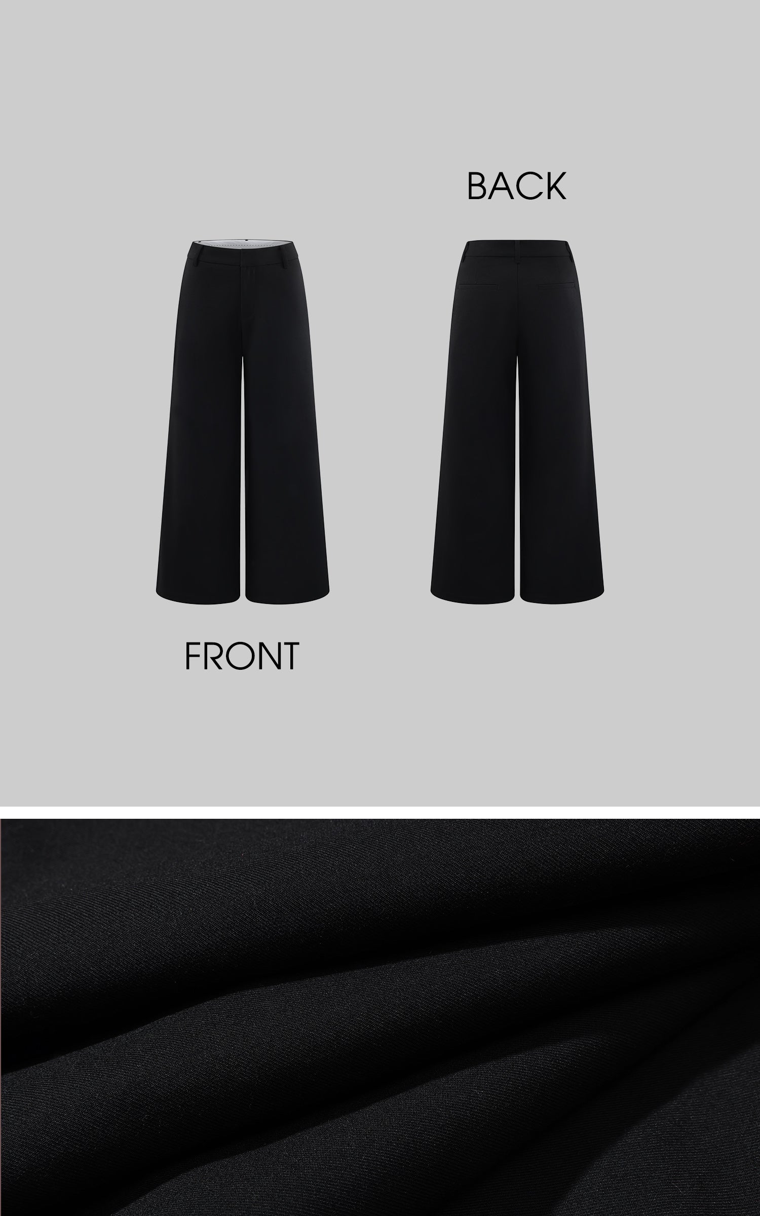 ROVENTE High-Waist Fluid Wide-Leg Trousers