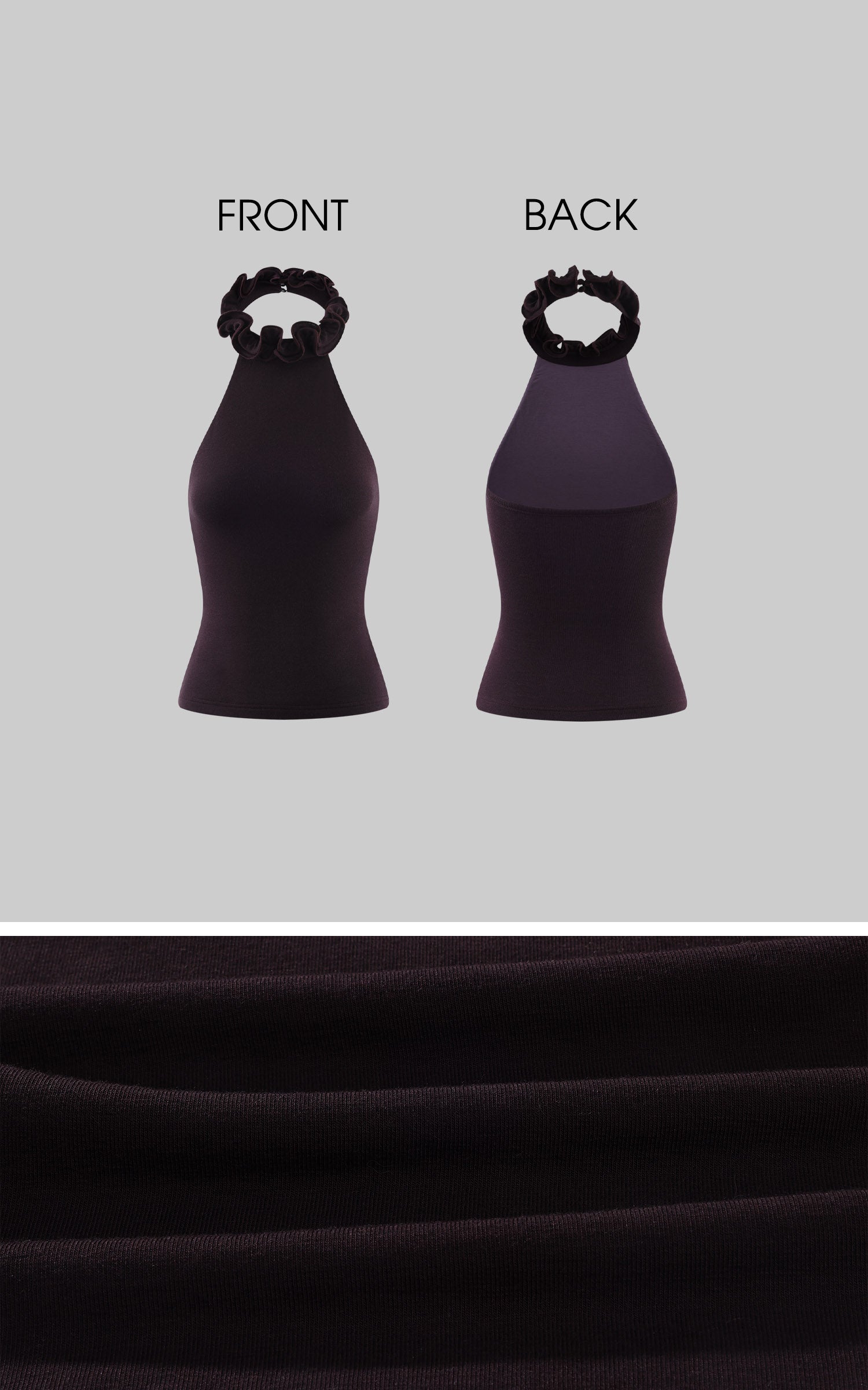 Hydrae Ruffle Halter Top &amp; Midi Skirt Set