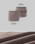 Jupe mini stretch mate à taille basse avec imprimé logo