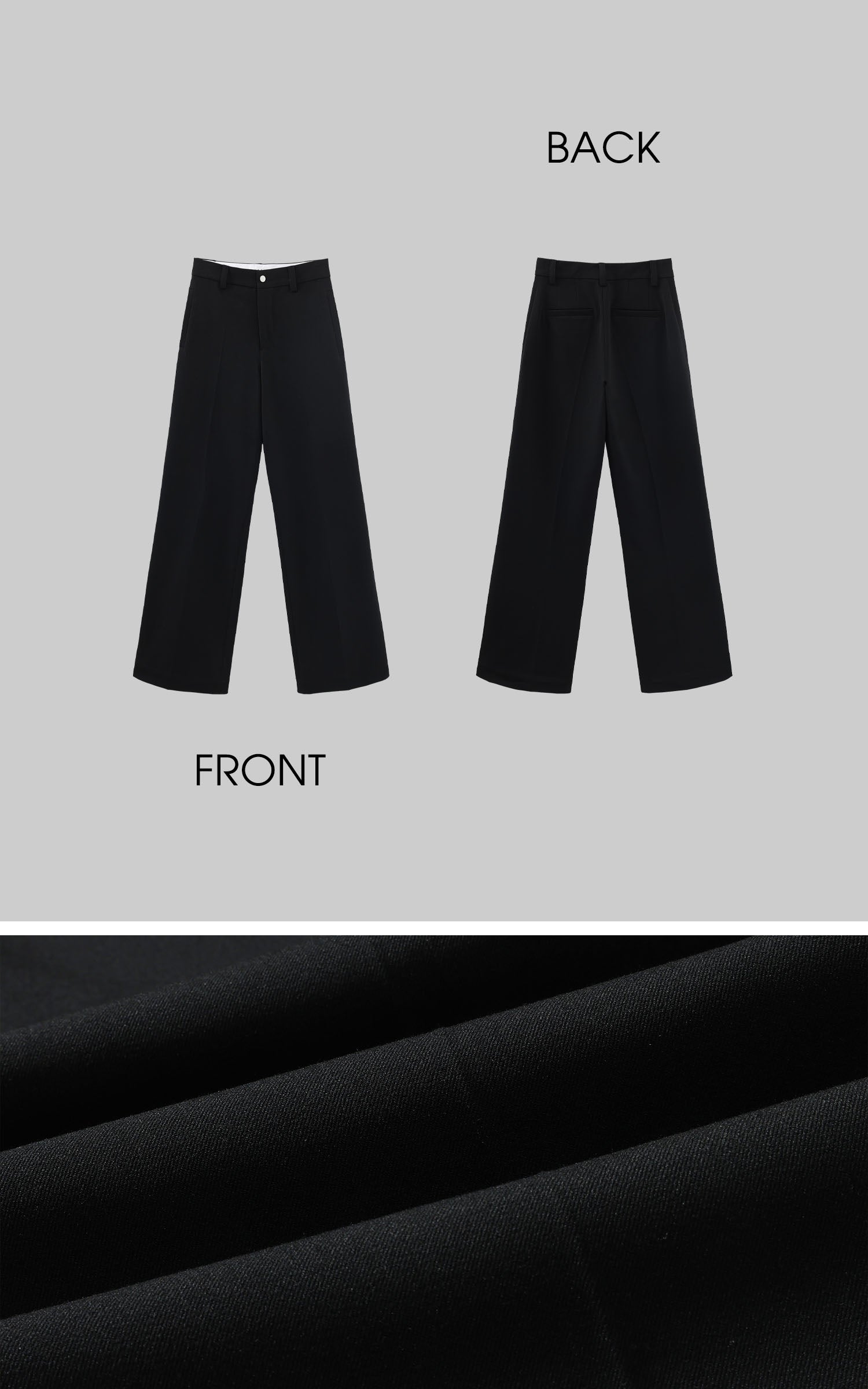 ROVENTE Pantalon de costume large sur mesure