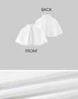 0122stepll Strapless Bustier & Cape Top Set