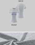 ROVENTE Vintage Grey Fitted Baby Tee with Statement Graphic