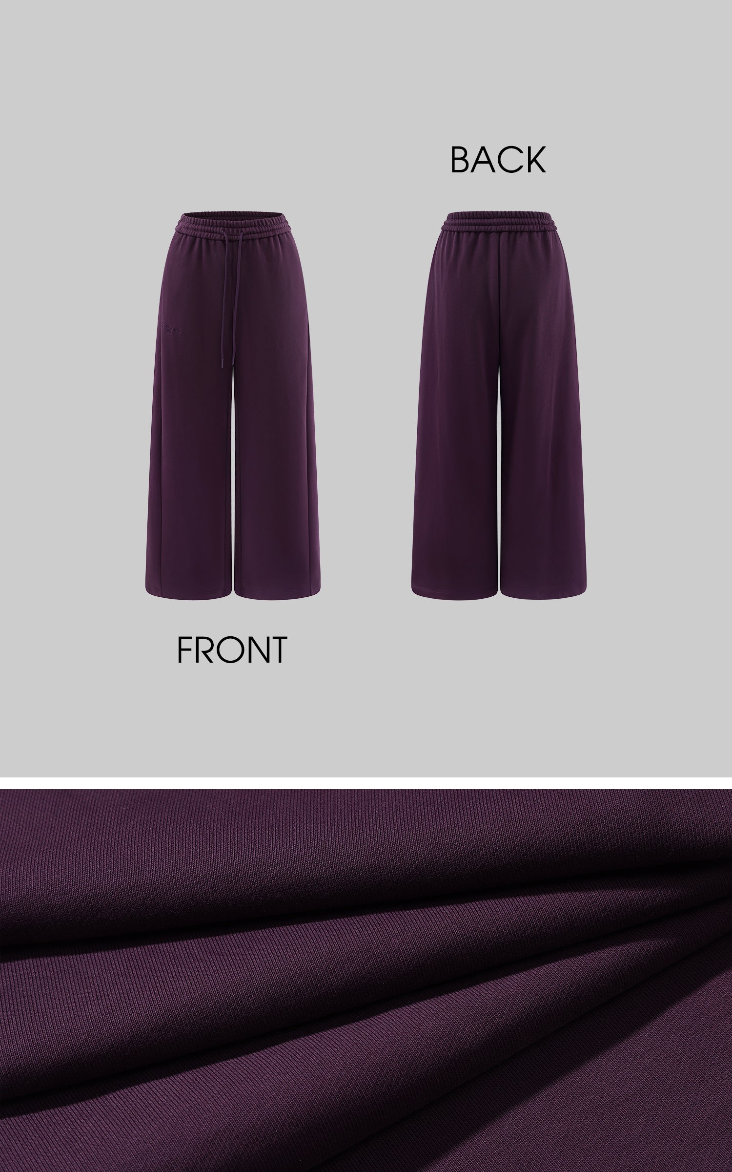 WARDEN EDGE 후드 집업 자켓, 와이드 팬츠, 슬림 캐미솔 3피스 세트