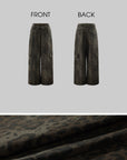 0122stepll Leopard Print Wide-Leg Cargo Pants