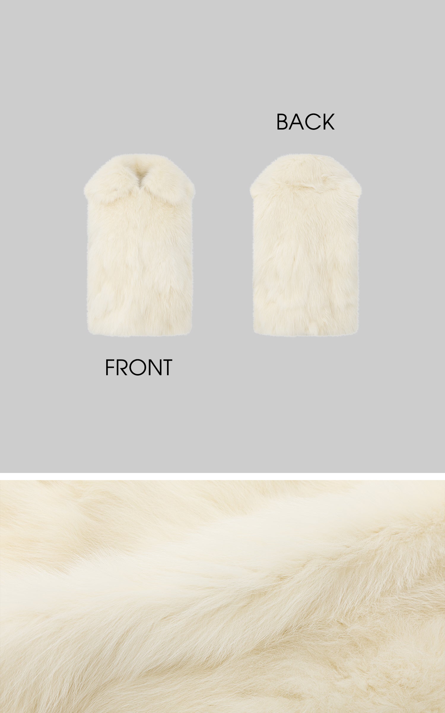 IAMXIAA Faux Fur Vest Soft Winter Layer Street Chic Outerwear