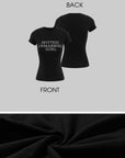 ROVENTE Hottest Unmarried Girl Fitted Graphic T-Shirt
