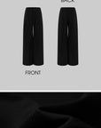 Rase le sol Suit Set Relaxed Straight Pants and Structured Blazer