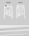 WARDEN EDGE Script Graphic Long Sleeve Top
