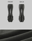 WARDEN EDGE Sculpted Draped Flare Pants