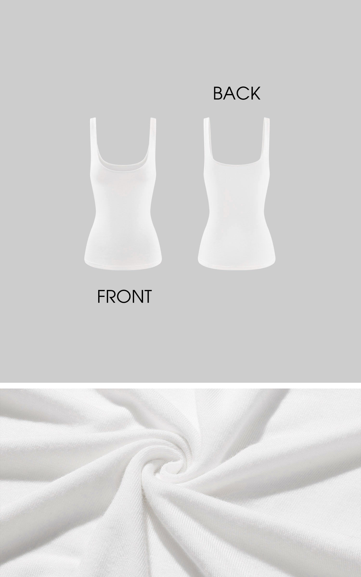 Rase le sol Fitted Scoop Neck Tank Top