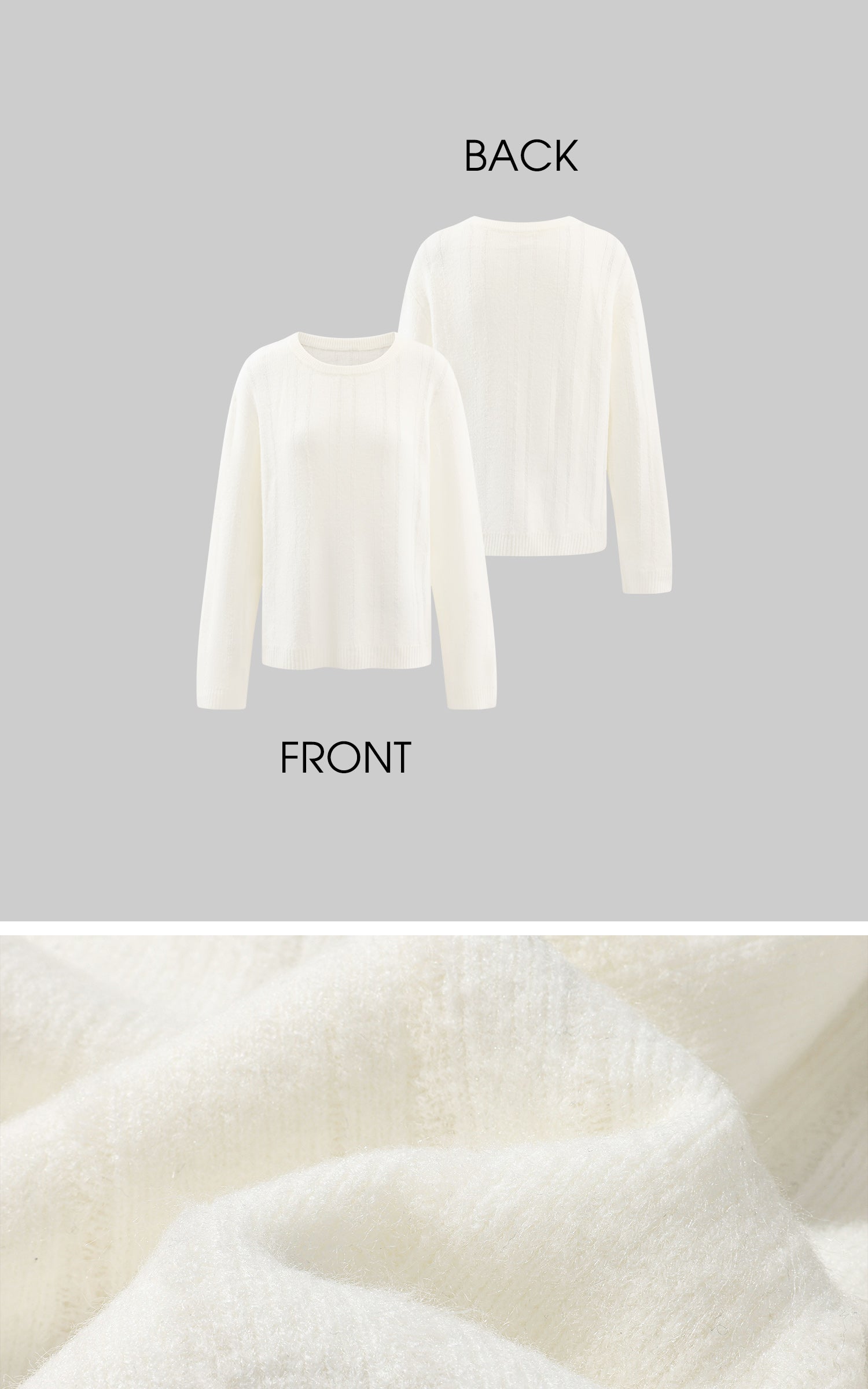 Rase le sol Distressed Stripe Knit Sweater