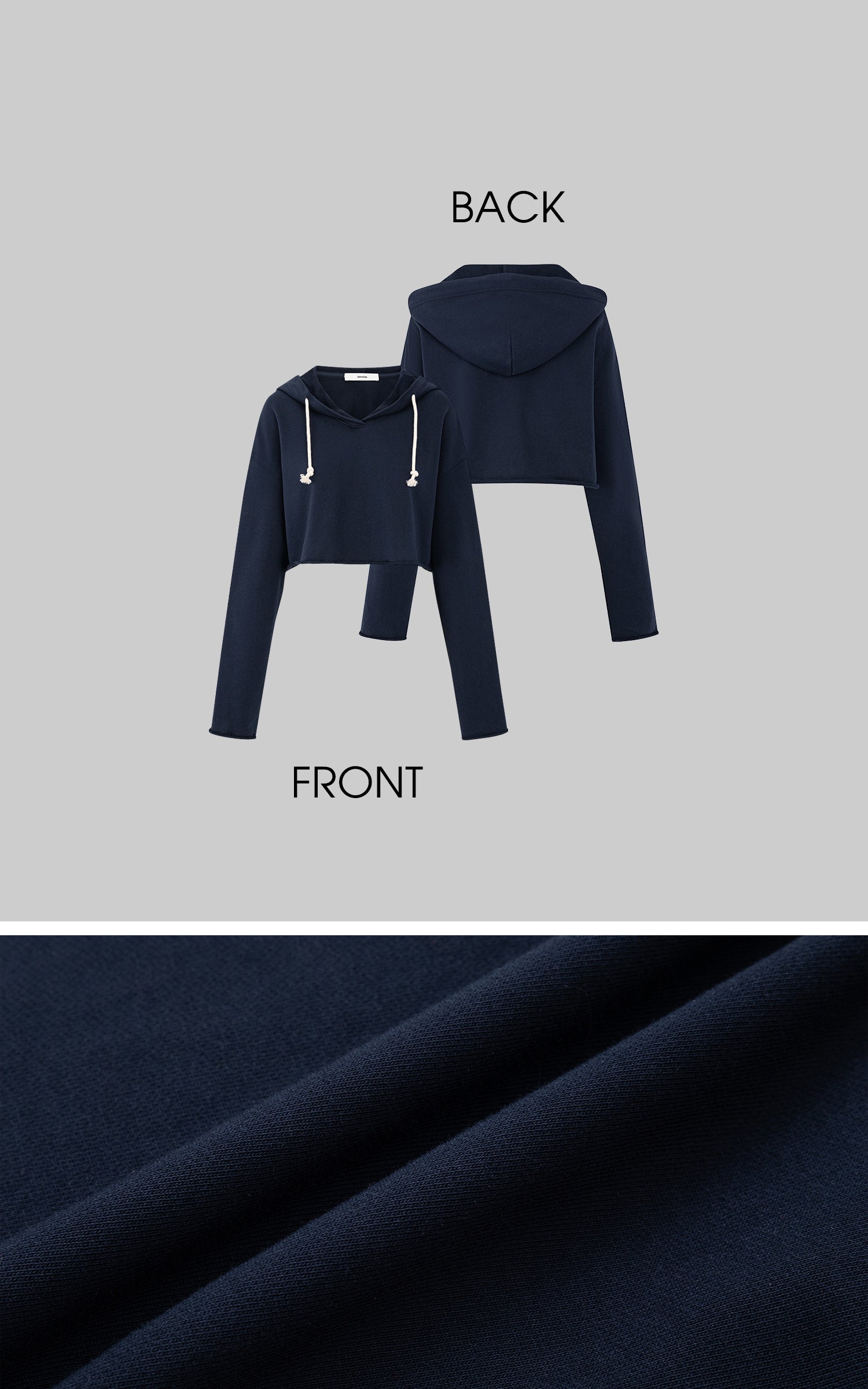 IAMXIAA Cropped Hoodie Bodycon Mini Skirt Set