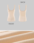 Rase le sol Apricot Lace-Layered Tie-Front Knit Camisole Set