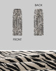 0122stepll Zebra Print Low-Rise Wide-Leg Denim Pants