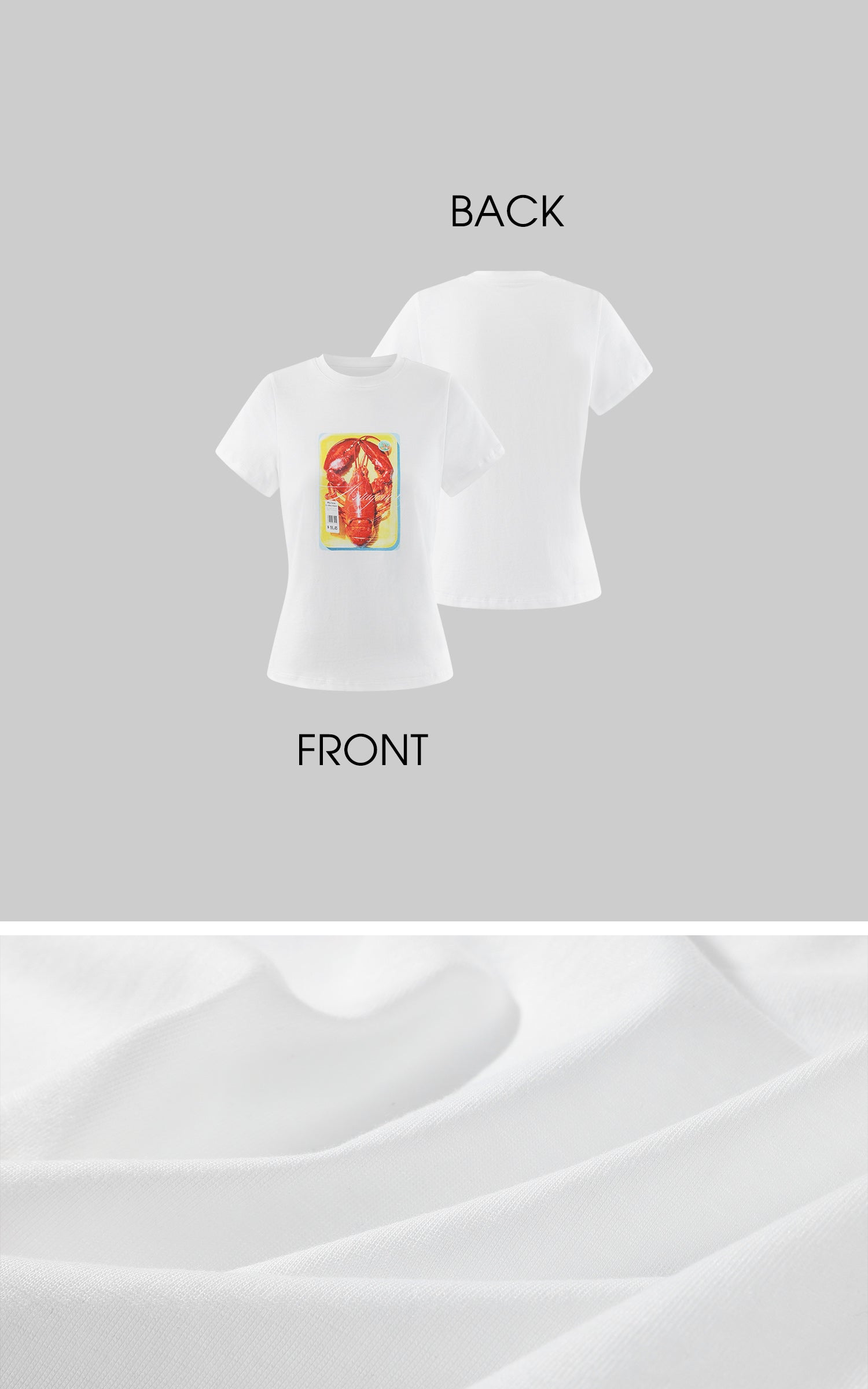0122stepll Lobster Graphic Slim Fit Tee